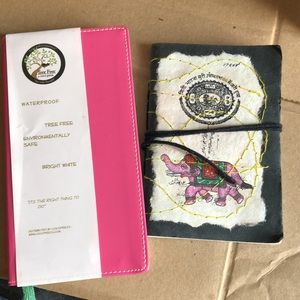 2 pocket sized notebooks